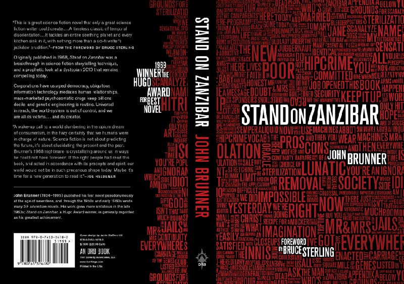 The book cover of Stand On Zanzibar by John Brunner