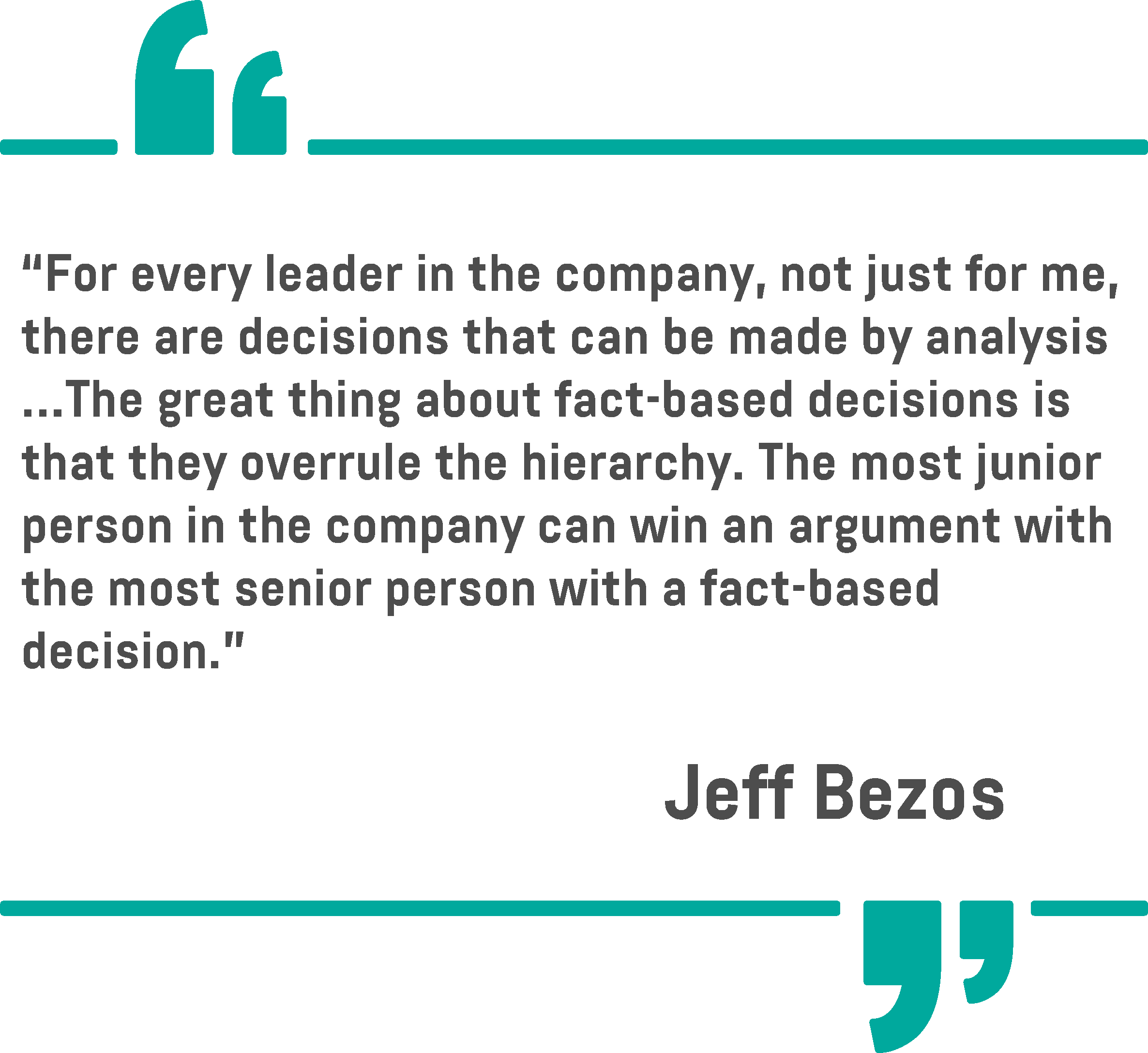  A quote from Jeff Bezos on a white background
